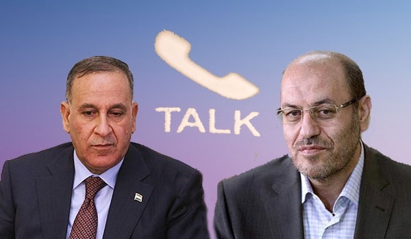 Iraqi defense minister Khaled al-Obeidi & Iranian Defense Minister Brigadier General Hossein Dehqan