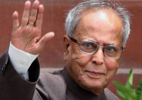 Indian president Pranab Mukherjee