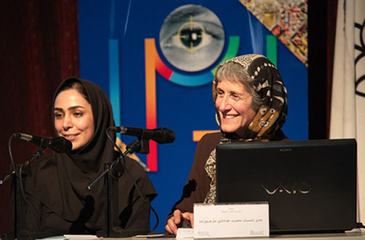 American photojournalist Randy H. Goodman attends 13th Photography Biennial at Tehran Museum of Contemporary Art on January 28, 2015.