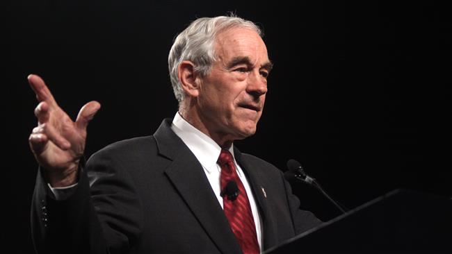Former US congressman Ron Paul