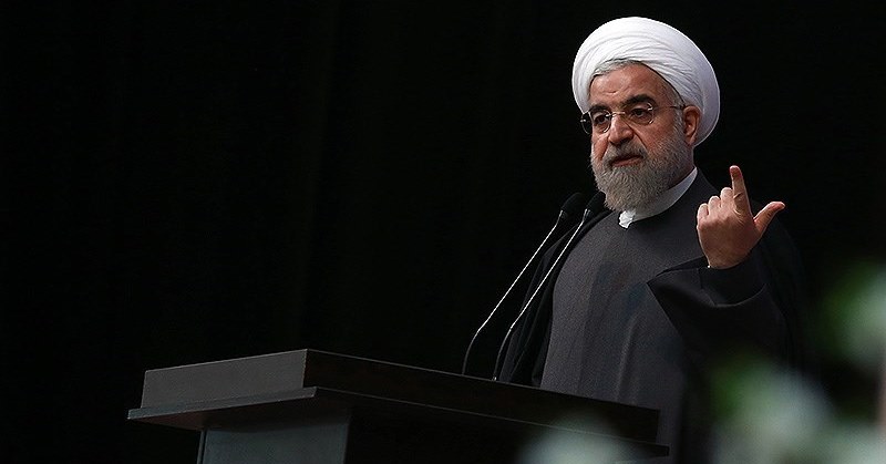 Rouhani in Qom