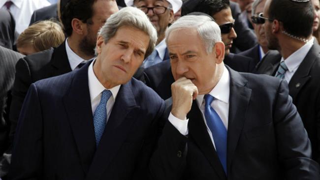 US Secretary of State John Kerry and Israeli Prime Minister Benjamin Netanyahu