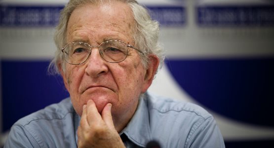 Renowned linguist and political analyst Noam Chomsky