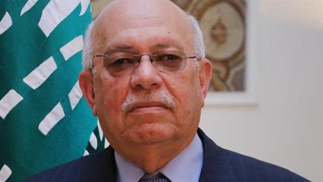 Lebanese Minister of Social Affairs Rashid Derbas