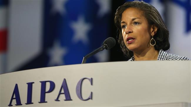 US National Security Advisor Susan Rice speaks during an AIPAC conference on March 2, 2015 in Washington, DC. (AFP)