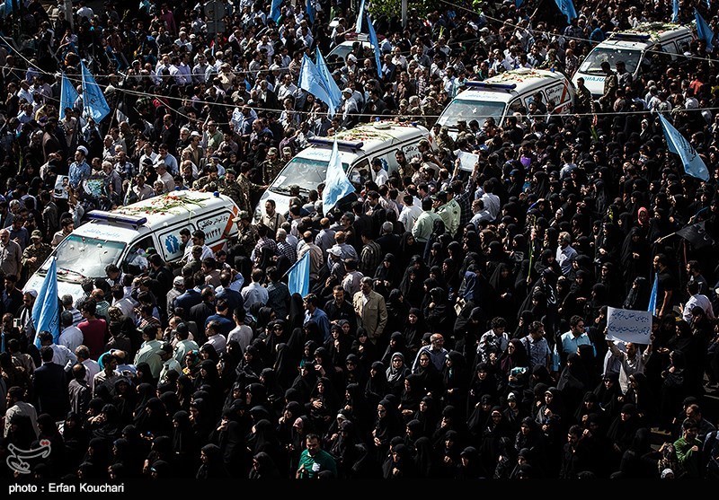 Funeral ceremony in Tehran
